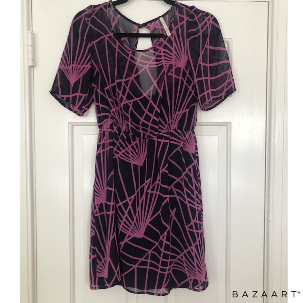 Purple shift dress size medium